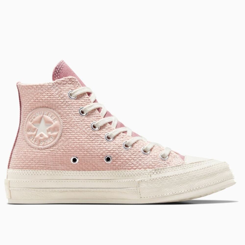 Converse Chuck Taylor 70s Hi Logo Patch Sneakers 'Pink' Size 9.5